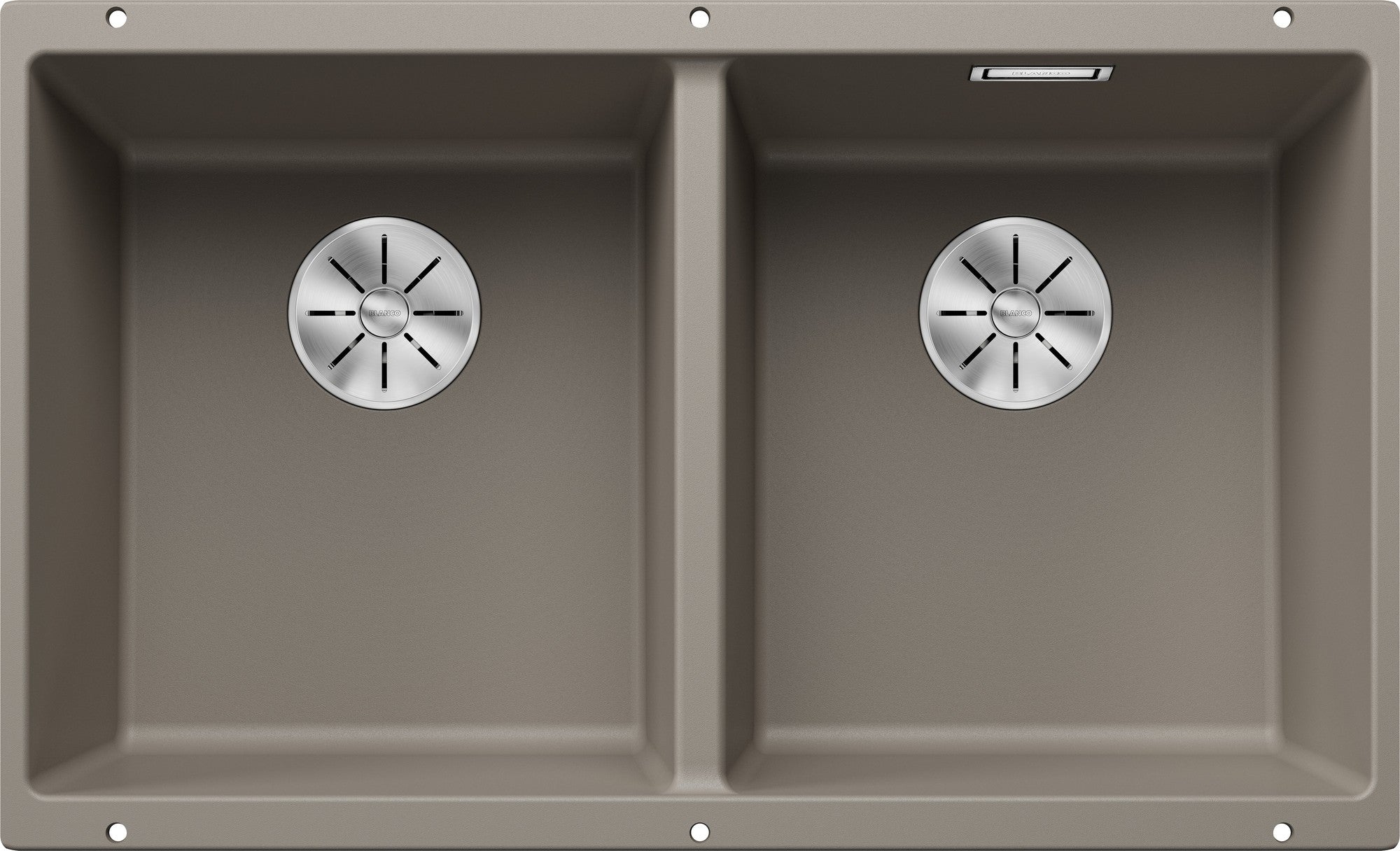 Chiuveta de bucatarie Subline 523581, silgranit trufe, 755 x 460 mm, Blanco